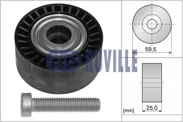 Ruville 55941 V-ribbed belt tensioner (drive) roller 55941: Buy near me in Poland at 2407.PL - Good price!