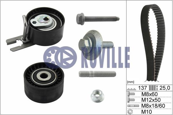 Ruville 5595372 Timing Belt Kit 5595372: Buy near me in Poland at 2407.PL - Good price!