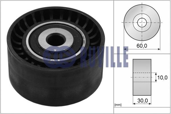 Ruville 55954 V-ribbed belt tensioner (drive) roller 55954: Buy near me in Poland at 2407.PL - Good price!