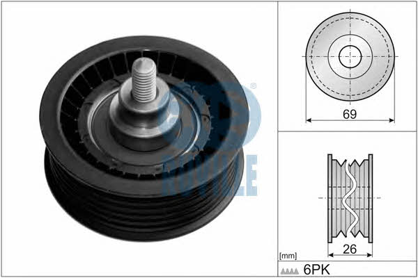 Ruville 55291 V-ribbed belt tensioner (drive) roller 55291: Buy near me in Poland at 2407.PL - Good price!