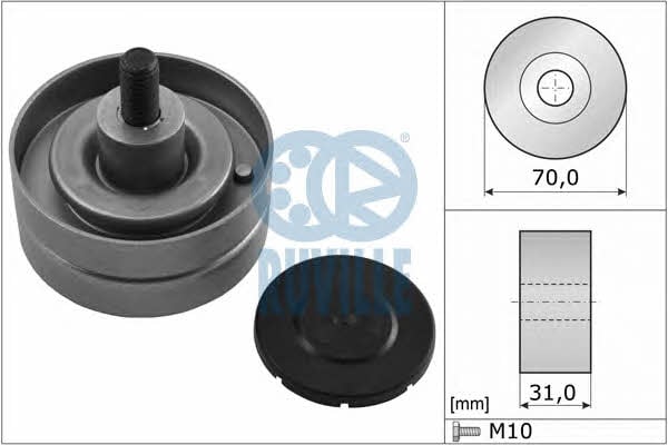 Ruville 58863 V-ribbed belt tensioner (drive) roller 58863: Buy near me in Poland at 2407.PL - Good price!