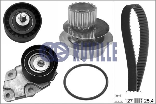 Ruville 59002701 TIMING BELT KIT WITH WATER PUMP 59002701: Buy near me in Poland at 2407.PL - Good price!