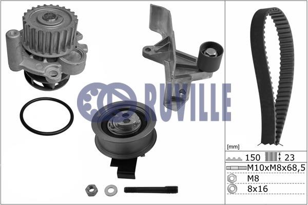 Ruville 56364711 TIMING BELT KIT WITH WATER PUMP 56364711: Buy near me in Poland at 2407.PL - Good price!