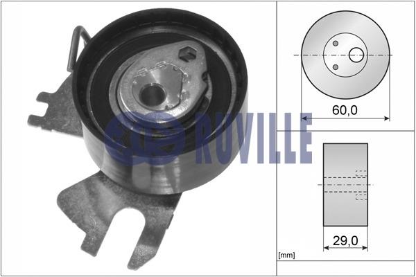 Ruville 56658 Tensioner pulley, timing belt 56658: Buy near me in Poland at 2407.PL - Good price!