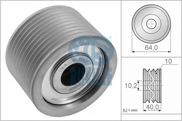 Ruville 58938 V-ribbed belt tensioner (drive) roller 58938: Buy near me in Poland at 2407.PL - Good price!