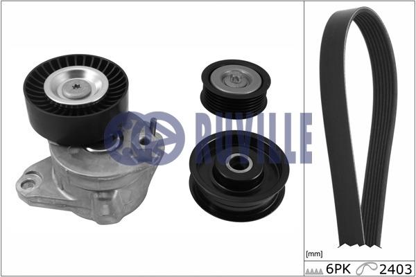 Ruville 5517880 Drive belt kit 5517880: Buy near me in Poland at 2407.PL - Good price!