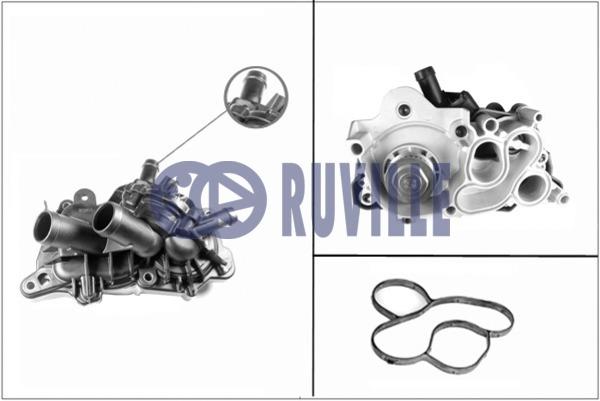 Ruville 65488G Water pump 65488G: Buy near me in Poland at 2407.PL - Good price!