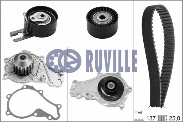 Ruville 55953741 TIMING BELT KIT WITH WATER PUMP 55953741: Buy near me in Poland at 2407.PL - Good price!