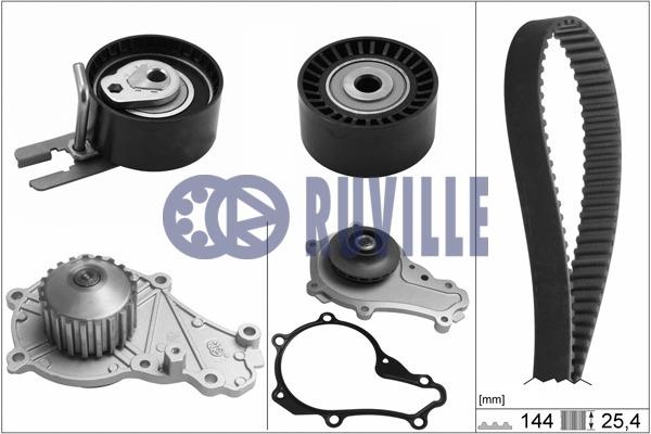Ruville 55953731 TIMING BELT KIT WITH WATER PUMP 55953731: Buy near me in Poland at 2407.PL - Good price!