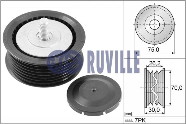 Ruville 56724 Rolka napinacza, pasek klinowy wielorowkowy 56724: Dobra cena w Polsce na 2407.PL - Kup Teraz!