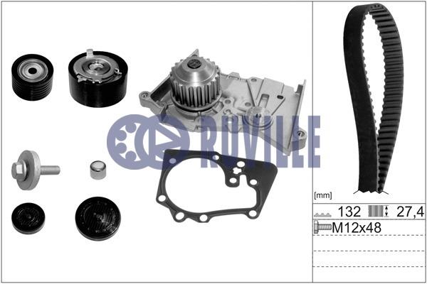 Ruville 55519711 TIMING BELT KIT WITH WATER PUMP 55519711: Buy near me at 2407.PL in Poland at an Affordable price!