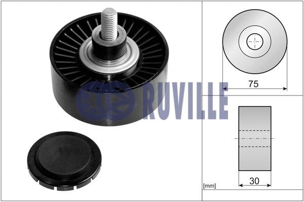 Ruville 57609 V-ribbed belt tensioner (drive) roller 57609: Buy near me in Poland at 2407.PL - Good price!
