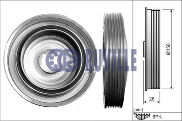 Ruville 515911 Pulley crankshaft 515911: Buy near me in Poland at 2407.PL - Good price!