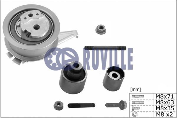 Ruville 5639050 Timing Belt Pulleys (Timing Belt), kit 5639050: Buy near me in Poland at 2407.PL - Good price!