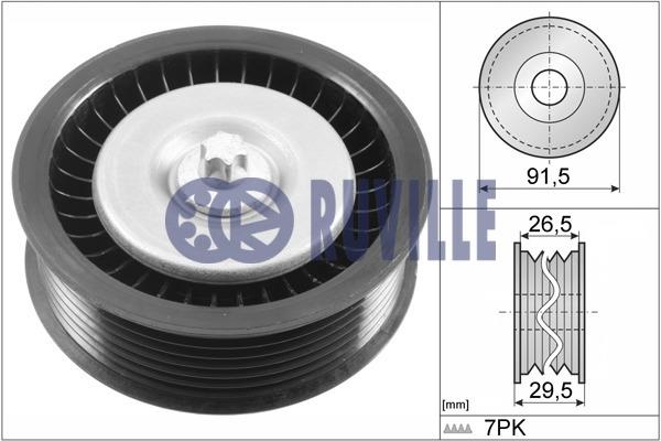 Ruville 57537 Ролик натяжний ременя поліклинового (приводного) 57537: Приваблива ціна - Купити у Польщі на 2407.PL!