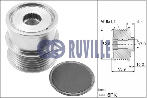 Ruville 56395 Freewheel clutch, alternator 56395: Buy near me at 2407.PL in Poland at an Affordable price!