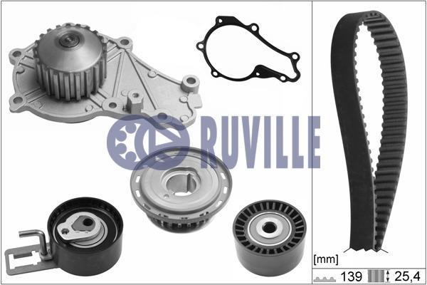 Ruville 56676741 TIMING BELT KIT WITH WATER PUMP 56676741: Buy near me in Poland at 2407.PL - Good price!