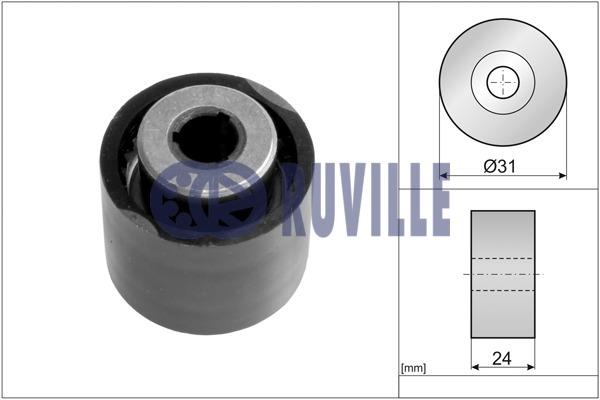 Ruville 56678 Tensioner pulley, timing belt 56678: Buy near me in Poland at 2407.PL - Good price!