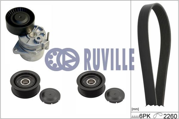 Ruville 5512380 Drive belt kit 5512380: Buy near me in Poland at 2407.PL - Good price!