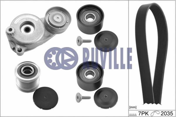 Ruville 5517581 Drive belt kit 5517581: Buy near me in Poland at 2407.PL - Good price!