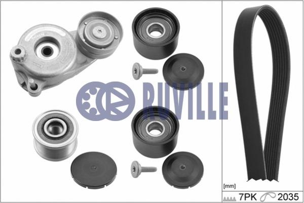 Ruville 5517582 Drive belt kit 5517582: Buy near me in Poland at 2407.PL - Good price!