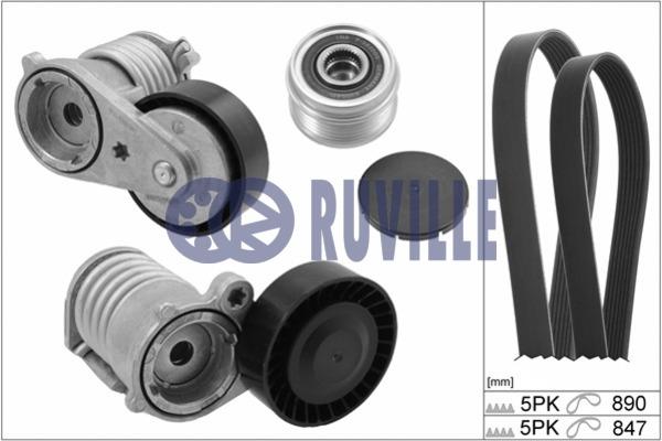 Ruville 5653881 Drive belt kit 5653881: Buy near me in Poland at 2407.PL - Good price!