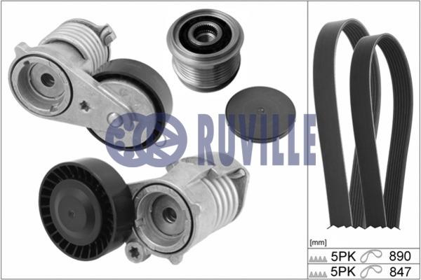 Ruville 5655380 Drive belt kit 5655380: Buy near me in Poland at 2407.PL - Good price!