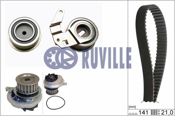 Ruville 55303701 TIMING BELT KIT WITH WATER PUMP 55303701: Buy near me in Poland at 2407.PL - Good price!