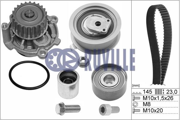 Ruville 55769701 TIMING BELT KIT WITH WATER PUMP 55769701: Buy near me in Poland at 2407.PL - Good price!