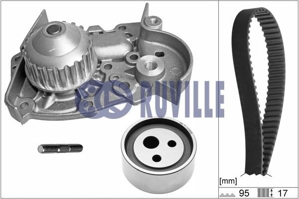Ruville 55500702 TIMING BELT KIT WITH WATER PUMP 55500702: Buy near me in Poland at 2407.PL - Good price!