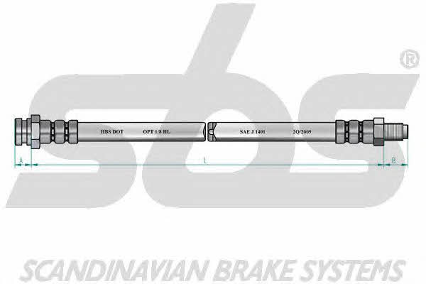 SBS 1330851024 Bremsschlauch 1330851024: Kaufen Sie zu einem guten Preis in Polen bei 2407.PL!