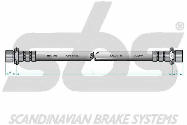 SBS 1330852287 Bremsschlauch 1330852287: Kaufen Sie zu einem guten Preis in Polen bei 2407.PL!