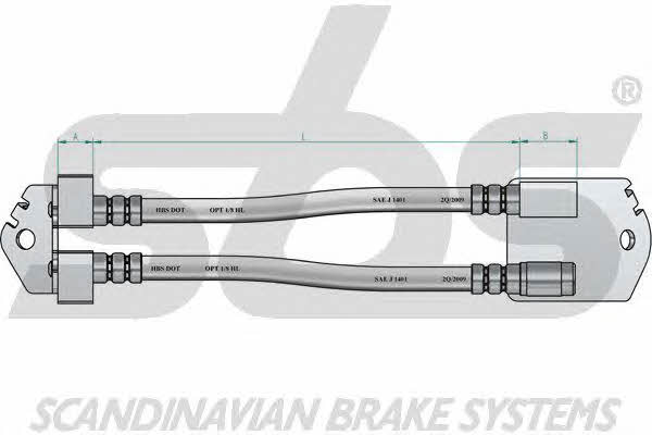 SBS 13308525142 Brake Hose 13308525142: Buy near me in Poland at 2407.PL - Good price!