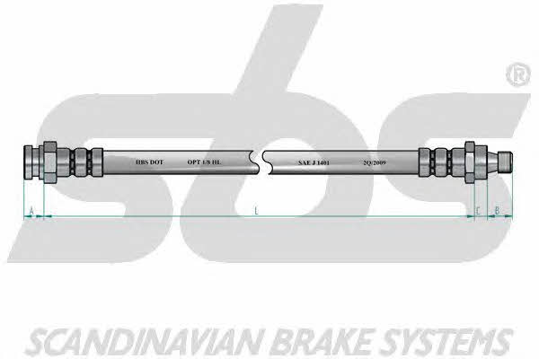 SBS 1330852627 Przewód hamulcowy elastyczny 1330852627: Dobra cena w Polsce na 2407.PL - Kup Teraz!
