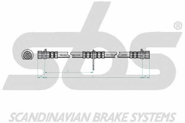 SBS 1330852628 Bremsschlauch 1330852628: Kaufen Sie zu einem guten Preis in Polen bei 2407.PL!