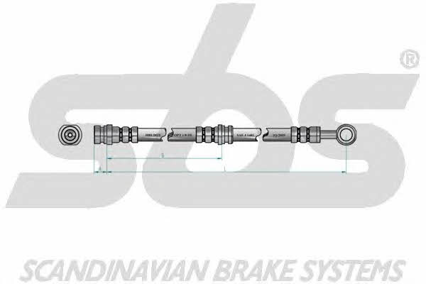 SBS 1330853345 Przewód hamulcowy elastyczny 1330853345: Dobra cena w Polsce na 2407.PL - Kup Teraz!