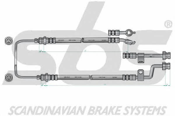 SBS 1330853514 Brake Hose 1330853514: Buy near me in Poland at 2407.PL - Good price!