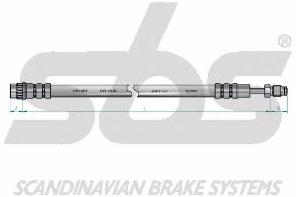 SBS 1330854114 Bremsschlauch 1330854114: Kaufen Sie zu einem guten Preis in Polen bei 2407.PL!