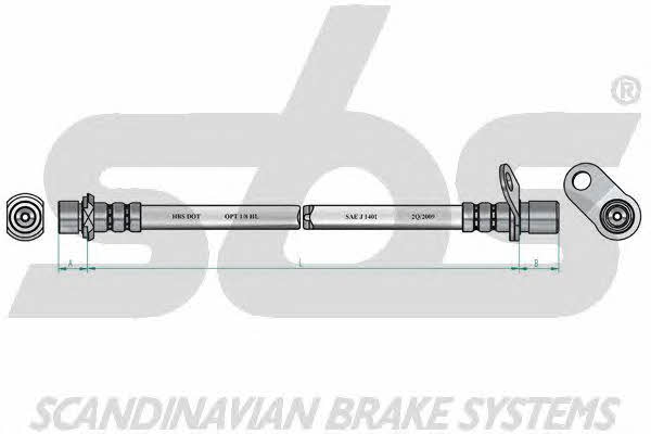 SBS 1330854557 Brake Hose 1330854557: Buy near me in Poland at 2407.PL - Good price!