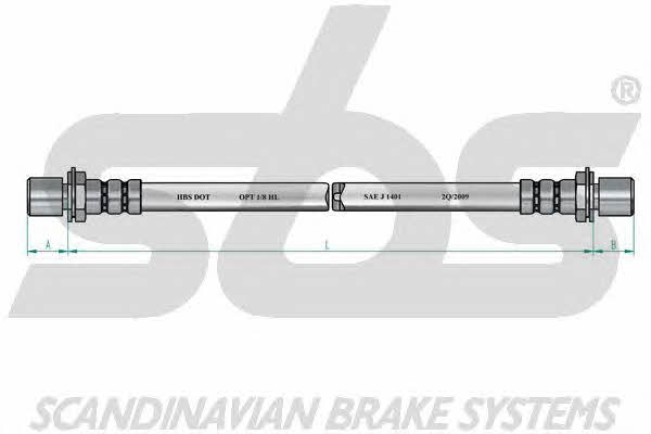 SBS 1330854564 Brake Hose 1330854564: Buy near me in Poland at 2407.PL - Good price!