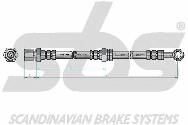 SBS 1330855020 Bremsschlauch 1330855020: Kaufen Sie zu einem guten Preis in Polen bei 2407.PL!