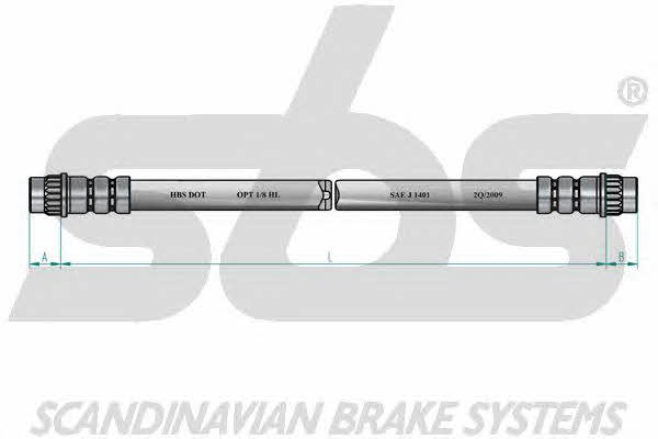 SBS 1330853956 Brake Hose 1330853956: Buy near me in Poland at 2407.PL - Good price!