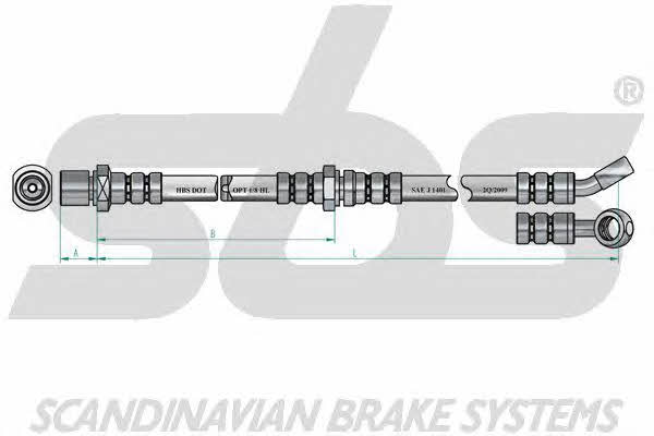 SBS 1330854406 Bremsschlauch 1330854406: Kaufen Sie zu einem guten Preis in Polen bei 2407.PL!