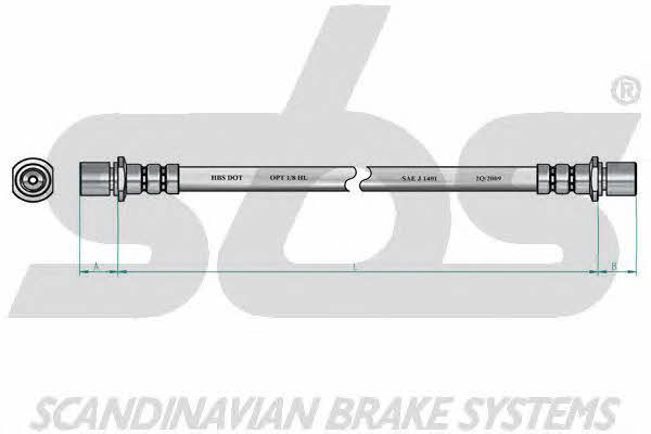 SBS 1330854415 Brake Hose 1330854415: Buy near me in Poland at 2407.PL - Good price!