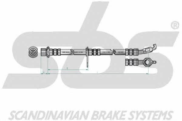 SBS 13308545112 Bremsschlauch 13308545112: Kaufen Sie zu einem guten Preis in Polen bei 2407.PL!