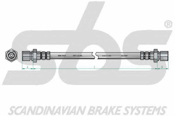 SBS 1330859953 Brake Hose 1330859953: Buy near me in Poland at 2407.PL - Good price!