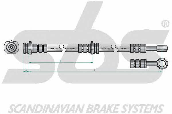 SBS 1330852276 Bremsschlauch 1330852276: Kaufen Sie zu einem guten Preis in Polen bei 2407.PL!