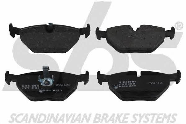 SBS 1501221524 Brake Pad Set, disc brake 1501221524: Buy near me in Poland at 2407.PL - Good price!
