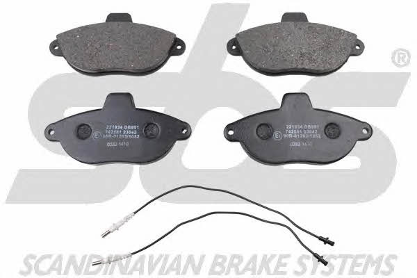 SBS 1501221934 Brake Pad Set, disc brake 1501221934: Buy near me in Poland at 2407.PL - Good price!