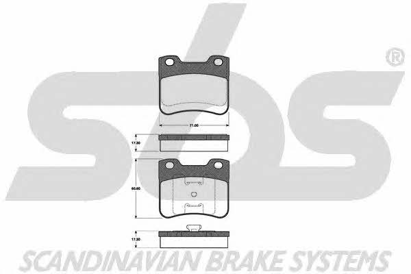 SBS 1501221935 Brake Pad Set, disc brake 1501221935: Buy near me at 2407.PL in Poland at an Affordable price!